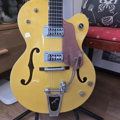 Gretsch G6118T-120th Anniversary 2003 - Bamboo Yellow/Copper Metallic image 3