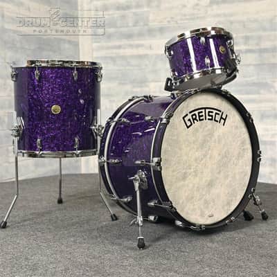Gretsch Broadkaster 3pc Drum Set 22/12/16 Purple Marine Pearl