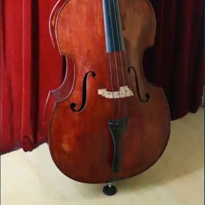 Double bass Hand made  3/4 1950-1960 image 7