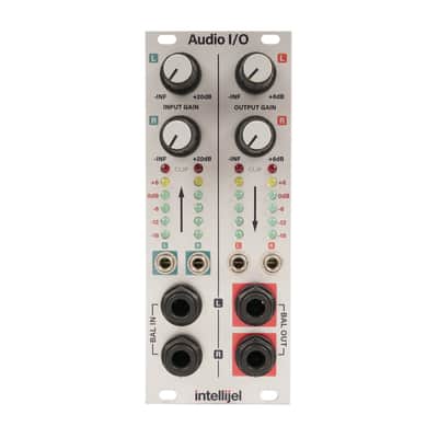 Intellijel Audio I/O Jacks 1U Dual TRS I/O Eurorack Module