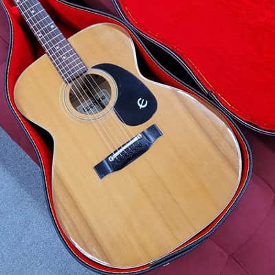 Epiphone FT-130 Caballero 1970s with Chipboard Case- Natural image 2