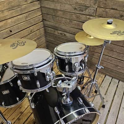 Drum Kit Premier Cabria MK2 Black Complete USED! RKCAB190826 image 4