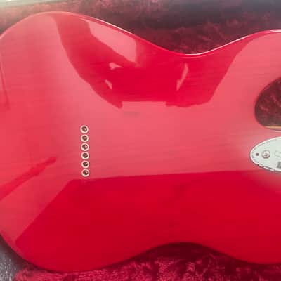 Fender Wildwood Thin Skin 1972 Telecaster Custom 2018 - Crimson Transparent image 5