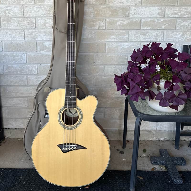Dean BEADG 5-String Cutaway Acoustic-Electric Bass 2010s - Natural image 1