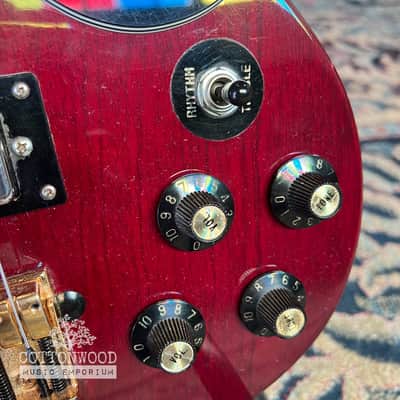 Vintage 1970s Greco EB420 Bass Guitar – Cherry Red (Made in Japan) image 4