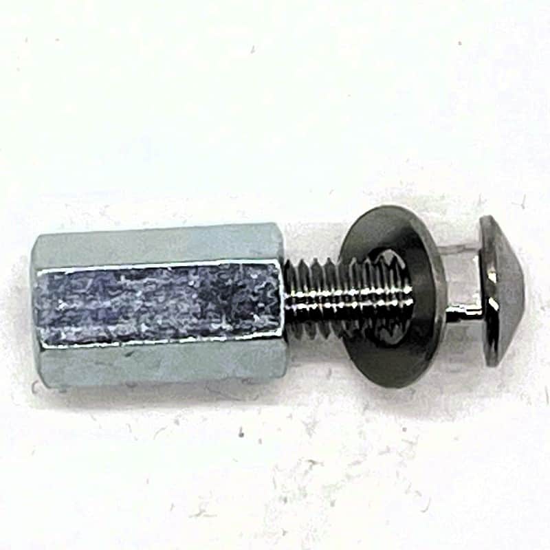 8mm X 40mm (1.5") Carriage Bolt, Washer and 8mm X 24mm (1") Coupler Nut - CB8-W8-CN8 image 1