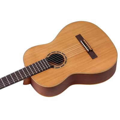 Ortega Family Series 1/2 Size Left-Handed Nylon Classical Guitar w/ Bag image 8