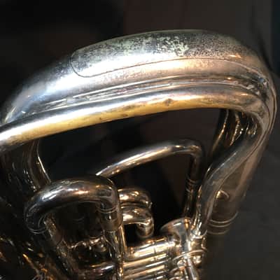Mirafone Model 183 Tuba Eb 1960's Germany w/ Mouthpiece and Bag image 12