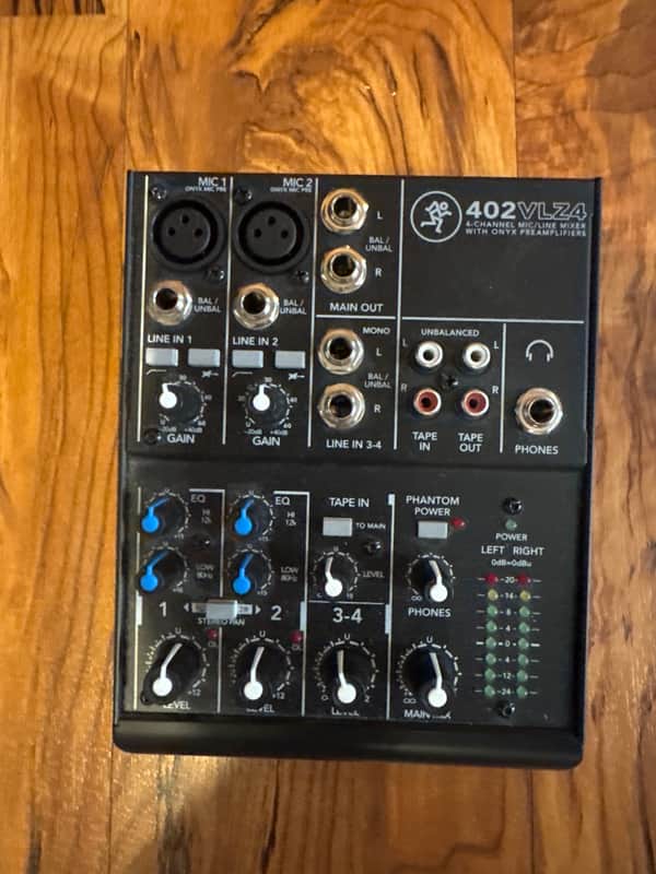 Mackie 402VLZ4 4-Channel Mic / Line Mixer 2014 - Present - Black