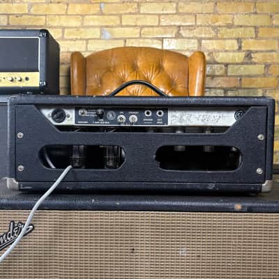 1969 Fender Bassman Amp AB165 Vintage Silverface Drip Edge Made In USA Tube Guitar Amplifier Head! image 2