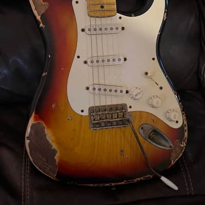 Nash S~57 2015 - 3T Heavy Relic Sunburst, Lollars, Gotoh, Ash Body, Maple on Maple Neck!  KIller set and just one great build guitar.  Alligator Nash HSC image 1