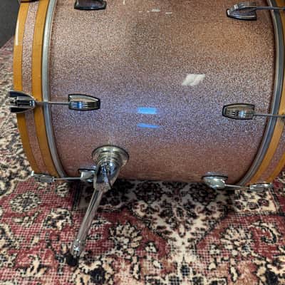 Ludwig Classic Maple Bop Drums 10" - 12" - 14" - 18" - Champagne Sparkle image 10