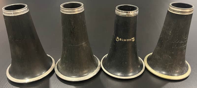 Lot of 18 Vintage Clarinet Bells - Hard Rubber and Plastic image 1