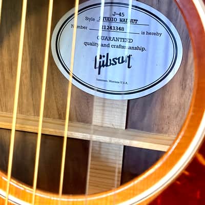 Gibson J-45 Studio Walnut 2023 Walnut Burst image 7