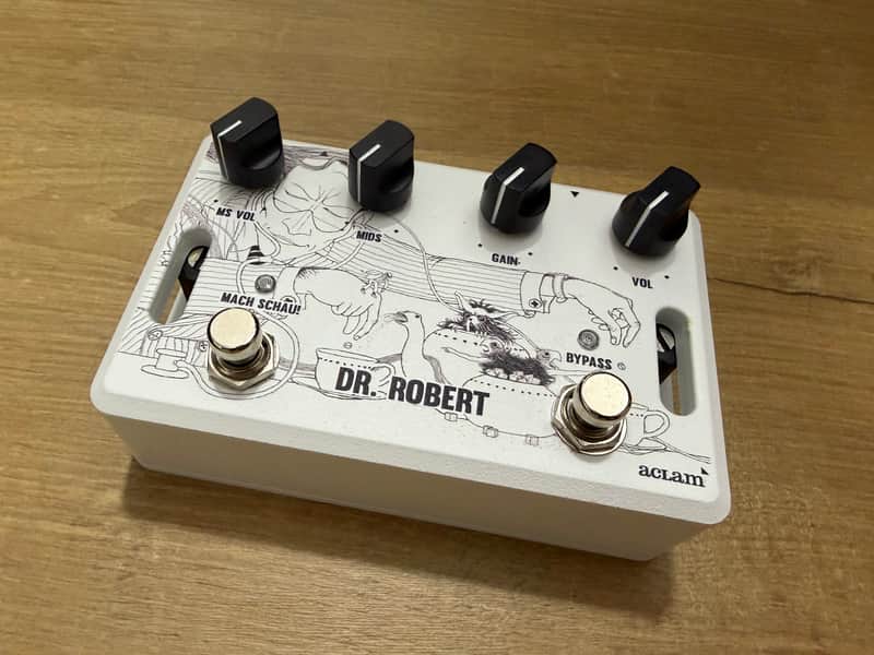 Aclam Guitars Dr. Robert Overdrive 2019 - White image 1