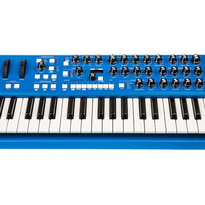 GS Music Bree6 Keyboard 37 Analog Polyphonic Synthesizer (Blue) [DEMO] image 2