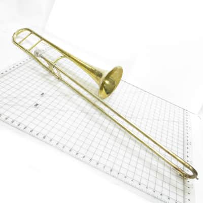 King, by H.N. White Demonstrator Medium Bore Low Pitch Trombone Late 1920s - Brass image 9