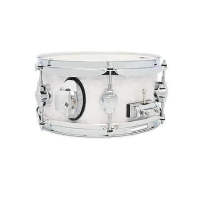 DW DWe Electronic/Acoustic Snare Drum 10x5 White Marine Pearl image 2