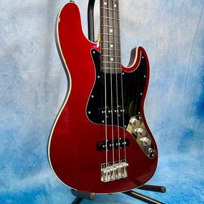 Fender AJB-M Aerodyne Jazz Bass Medium Scale Old Candy Apple Red, MIJ image 2