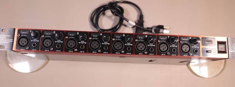 Behringer Ultragain Digital ADA8200 8-Channel Mic Preamp with AD/DA Converter
