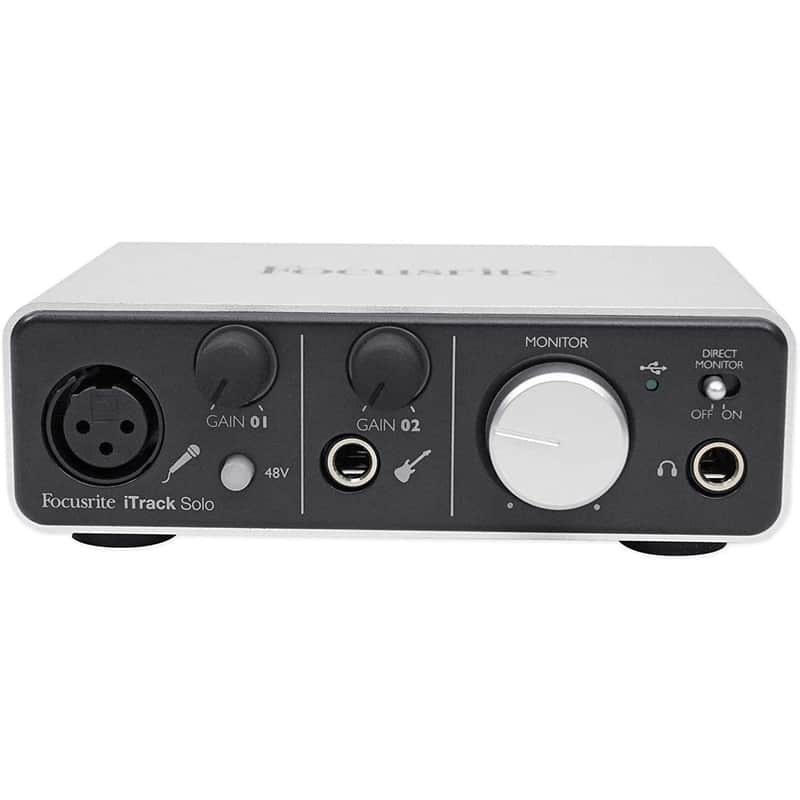 Focusrite iTrack Solo (Lightning) - USB Audio Interface for iPad, Mac, PC image 1