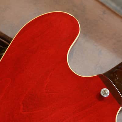 Minty! 2018 Gibson Custom Shop 1963 Reissue ES-335 Block Semi-Hollow Electric Guitar Cherry Red + COA OHSC image 14