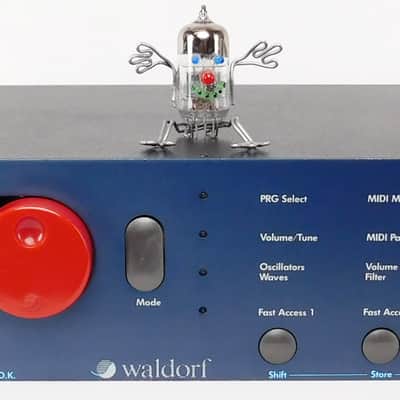 Waldorf MicroWave 1 Synthesizer Rack Revision A (CEM 3389) + Face Mint + Garantie image 2