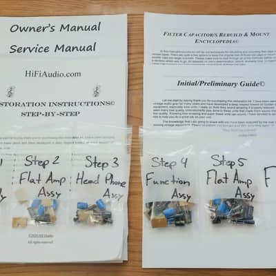 Yamaha C4 restoration kit filter capacitor repair rebuild fix image 1