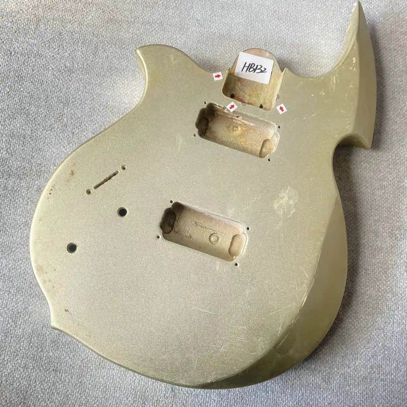 Metallic Finish HH Left Hand Guitar Body image 1