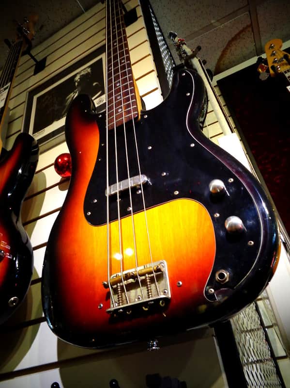 El Degas P Bass Copy 1970's Sunburst MIJ image 1