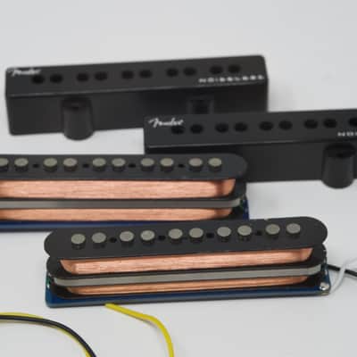 Fender Ultra Noiseless Jazz Bass V 5-String Pickup Set Black image 5