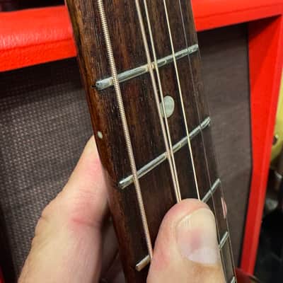 Takamine F-340S lawsuit era 1976 Japan w/ pickup and OHSC image 10