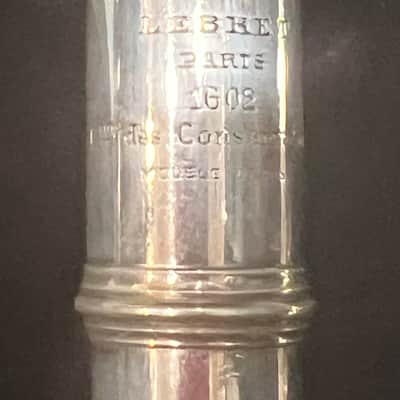 L.L. Lebret Art Nouveau Flute 1900 -Sterling Silver image 10