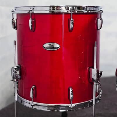 Used Pearl Professional Maple 5pc Drum Set Sequoia Red - Very Good image 6