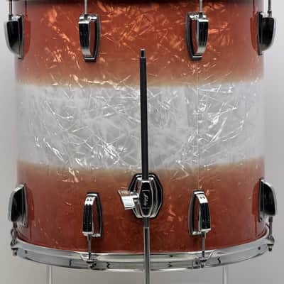 Ludwig 20/12/14/16" Classic Maple Two-Downbeat Outfit - Exclusive Fire Burst Pearl image 18