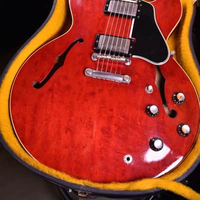 gibson Es-335 1964 - Cherry Red 1964 Stoptail - Clapton Specs - serial 70666 image 8