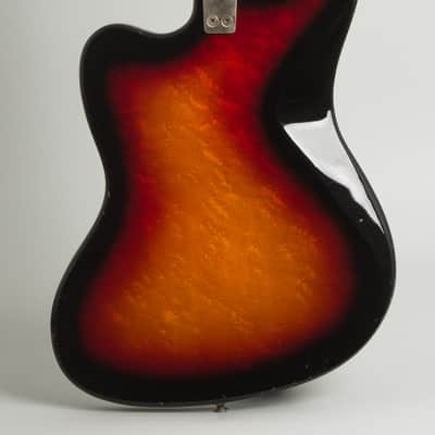 Framus  5/168-52 Strato Deluxe Solid Body Electric Guitar (1965), ser. #33296-65H, black gig bag case. image 4