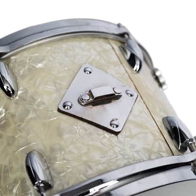 Used Gretsch Vintage 60s-70s Player's Kit White Marine Pearl 13, 16, 20 image 13