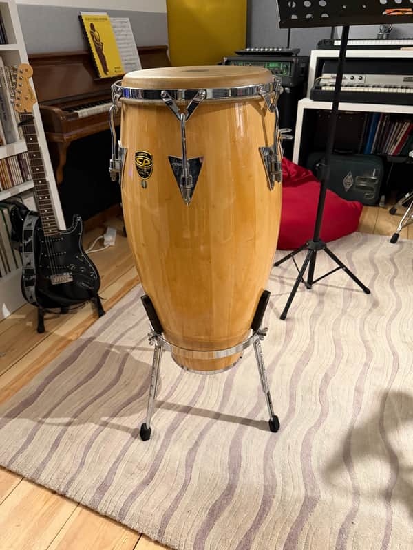 Great-looking LP Cosmic Percussion conga + stand! Ready to bring some serious Latin flavour to your studio, stage or living room! image 1