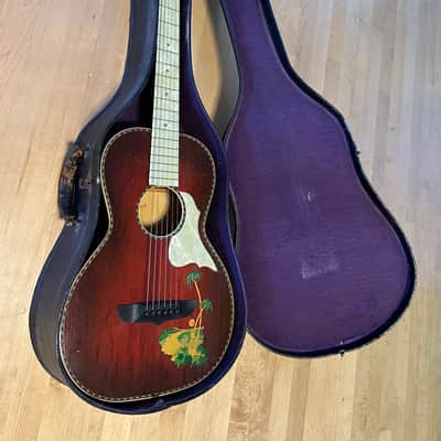 Stromberg Voisinet Hawaiian Parlor Guitar 1920's image 25