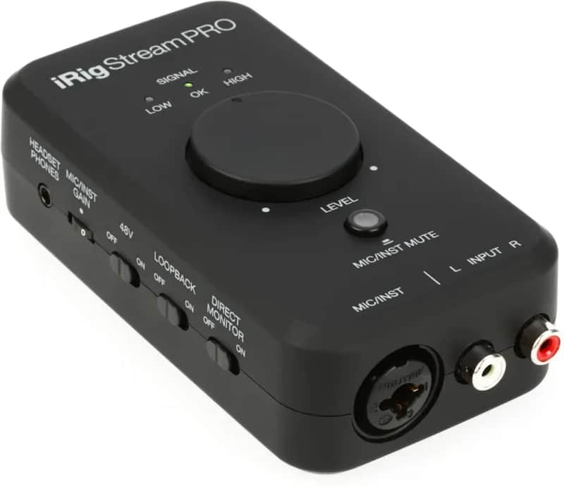 IK Multimedia iRig Stream Pro - Streaming Audio Interface for iOS, Android, Mac/PC image 1