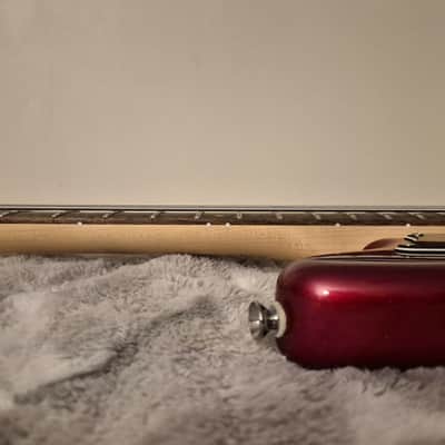 Squier Vintage Modified Jaguar Bass Special SS - 30" Short Scale - Candy Apple Red - 2018 - Black Headstock - 4-String - Fender Gig Bag image 17