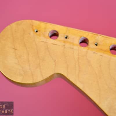 Vintage 1963 PRE-CBS Fender Jazzmaster Project Neck - Killer Tone Wood - Clay Dot Brazilian Board! image 19