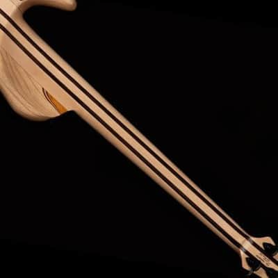 Cort A5 Plus SC 5 String Single Cutaway Bass Poplar Burl Top Bartolini Active image 4