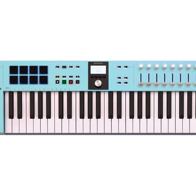 Arturia KeyLab Essential 49 Mk3 MIDI Keyboard Controller (Aquamarine) image 1