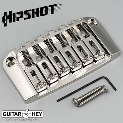 NEW Hipshot Ibanez Gibraltar Ibby HM Guitar 6 String Replacement Bridge - NICKEL image 1