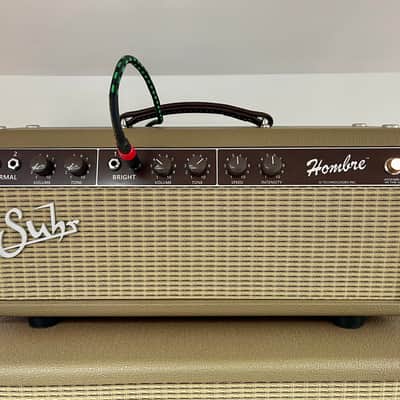 Suhr Hombre 2-Channel 18-Watt 2x12" Guitar Amp Half Stack 2021 - Present - Brown image 2