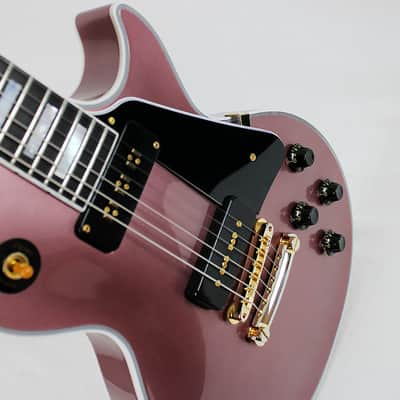 2024 Gibson Custom Shop Made 2 Measure '54 Les Paul Custom Reissue - Heather Mist Poly image 9