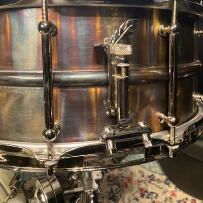 Joyful Noise - 6.5x14" TKO Brass Reserve Snare Drum with Case 2024. MINT! image 9
