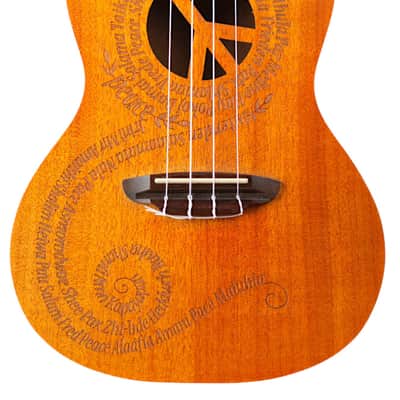 Used Luna Peace Uke Natural #12189209831 image 3